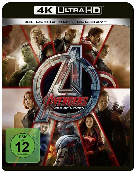 Avengers: Age of Ultron (Ultra HD Blu-ray &amp; Blu-ray), 1 Ultra HD Blu-ray und 1 Blu-ray Disc