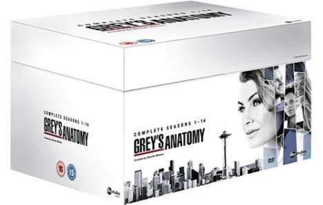 Grey's Anatomy Season 1-14 (UK Import), 82 DVDs