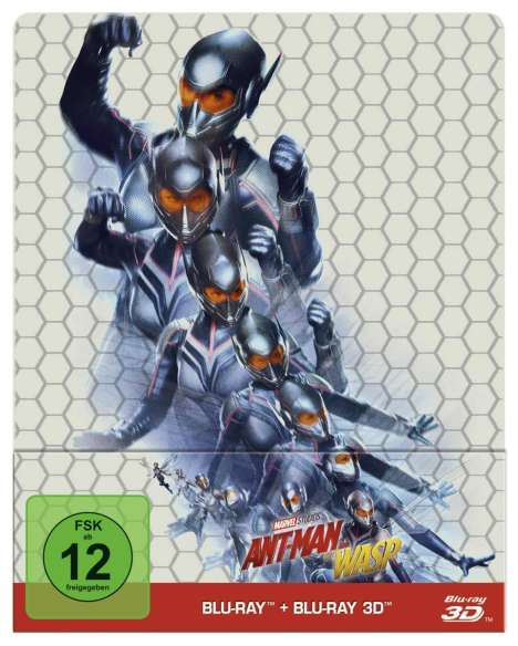 Ant-Man and the Wasp (3D &amp; 2D Blu-ray im Steelbook), 2 Blu-ray Discs