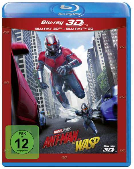 Ant-Man and the Wasp (3D &amp; 2D Blu-ray), 2 Blu-ray Discs