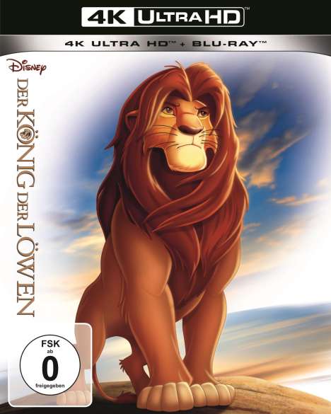 Der König der Löwen (1994) (Ultra HD Blu-ray &amp; Blu-ray), 1 Ultra HD Blu-ray und 1 Blu-ray Disc