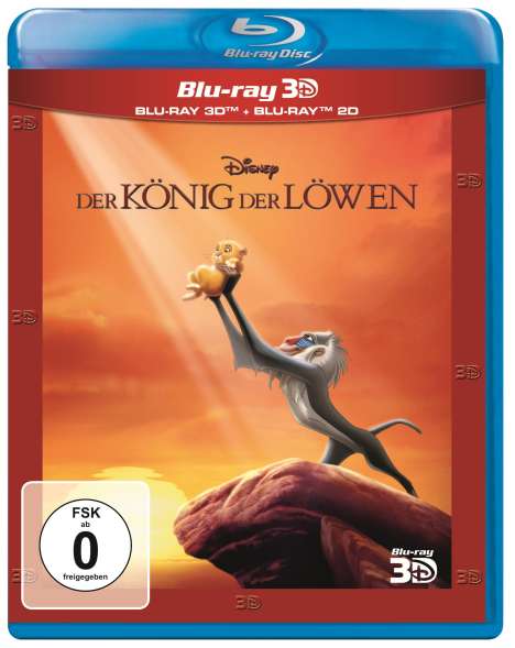 Der König der Löwen (1994) (3D &amp; 2D Blu-ray), 2 Blu-ray Discs