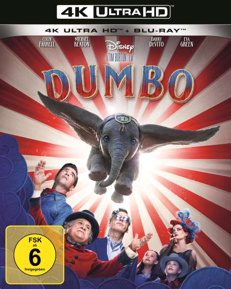 Dumbo (2019) (Ultra HD Blu-ray &amp; Blu-ray), 1 Ultra HD Blu-ray und 1 Blu-ray Disc