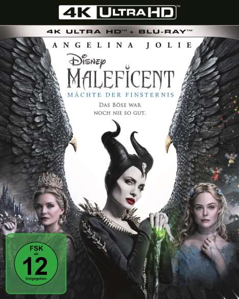Maleficent 2: Mächte der Finsternis (Ultra HD Blu-ray &amp; Blu-ray), 1 Ultra HD Blu-ray und 1 Blu-ray Disc
