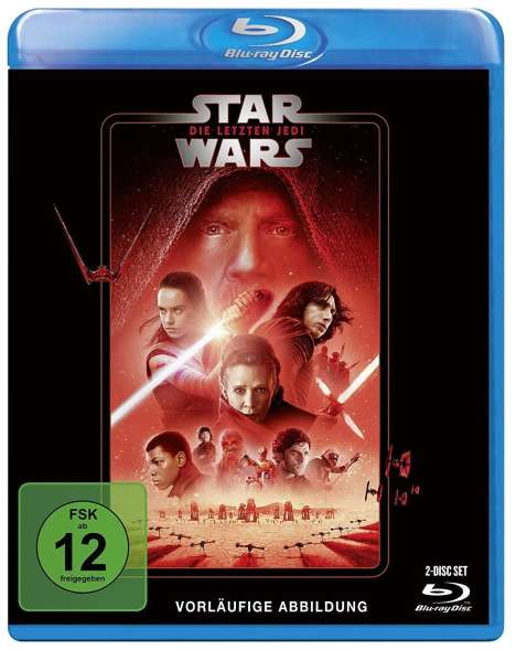 Star Wars 8: Die letzten Jedi (Blu-ray), 2 Blu-ray Discs