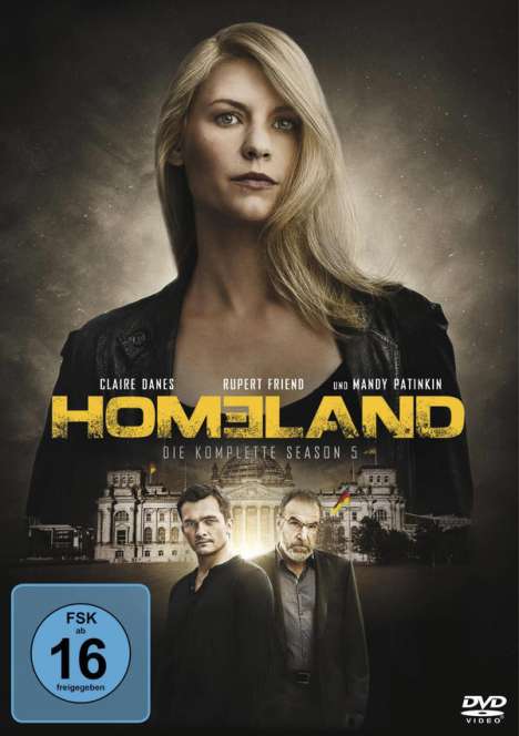 Homeland Staffel 5, 4 DVDs