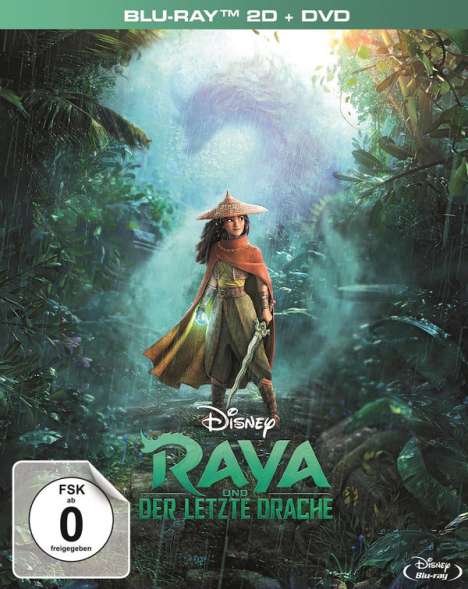 Raya und der letzte Drache (Deluxe Edition) (Blu-ray &amp; DVD), 1 Blu-ray Disc und 1 DVD
