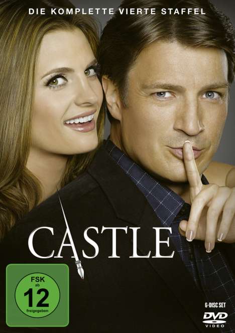 Castle Staffel 4, 6 DVDs