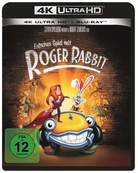 Falsches Spiel mit Roger Rabbit (Ultra HD Blu-ray &amp; Blu-ray), 1 Ultra HD Blu-ray und 1 Blu-ray Disc