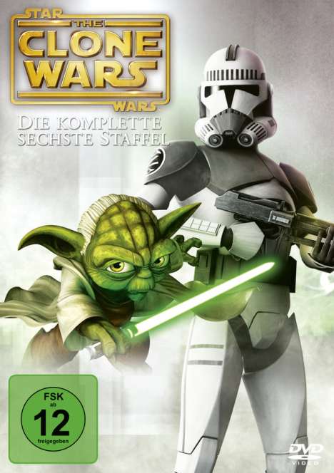 Star Wars: The Clone Wars Staffel 6, 3 DVDs