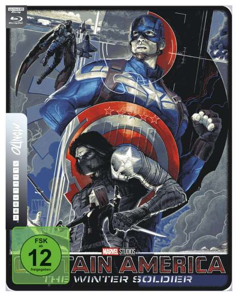 The Return of the First Avenger (Ultra HD Blu-ray &amp; Blu-ray im Steelbook), 1 Ultra HD Blu-ray und 1 Blu-ray Disc
