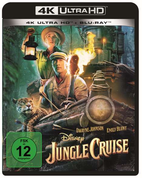Jungle Cruise (Ultra HD Blu-ray &amp; Blu-ray), 1 Ultra HD Blu-ray und 1 Blu-ray Disc