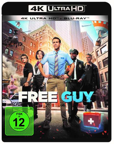 Free Guy (Ultra HD Blu-ray &amp; Blu-ray), 1 Ultra HD Blu-ray und 1 Blu-ray Disc
