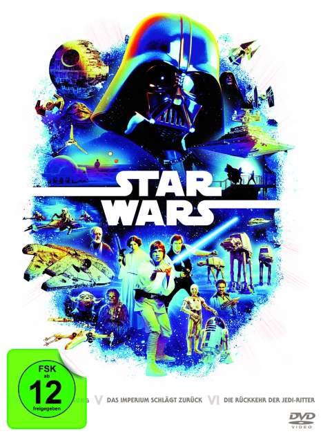 Star Wars Episode IV-VI, 3 DVDs