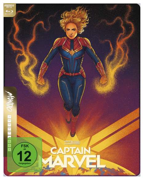 Captain Marvel (Ultra HD Blu-ray &amp; Blu-ray im Steelbook), 1 Ultra HD Blu-ray und 1 Blu-ray Disc