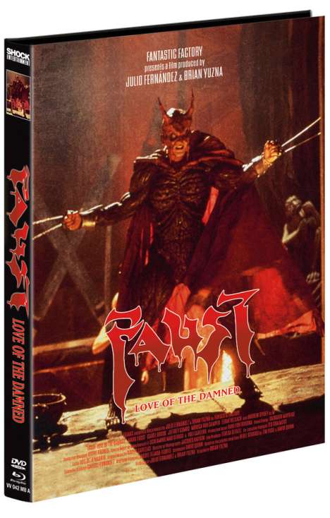 Faust - Love of the Damned (Blu-ray &amp; DVD im Mediabook), 1 Blu-ray Disc und 1 DVD