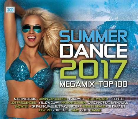 Summer Dance 2017/Megamix Top 100, 3 CDs