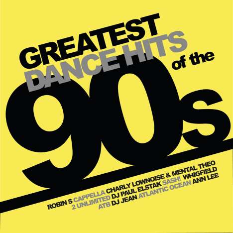 Greatest Dance Hits Of The 90s (Limited Edition) (Transparent Yellow Vinyl), LP