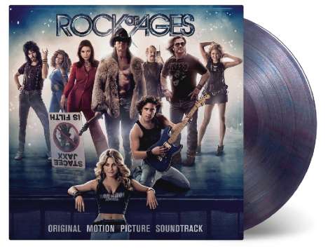 Filmmusik: Rock Of Ages (180g) (Limited-Edition) (Clear Red Blue Mixed Vinyl), 2 LPs