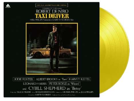 Filmmusik: Taxi Driver (180g) (Limited-Numbered-Edition) (Yellow Vinyl), LP