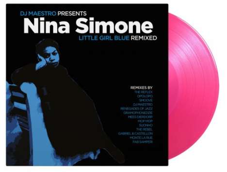 DJ Maestro: Nina Simone: Little Girl Blue Remixed (180g) (Limited Numbered Edition) (Translucent Pink Vinyl), 2 LPs