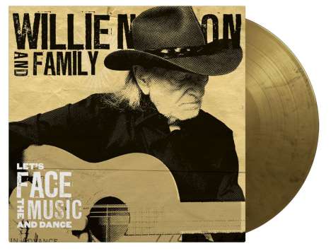 Willie Nelson: Let's Face The Music And Dance (180g) (Limited Numbered Edition) (Black &amp; Gold Marbled Vinyl), LP
