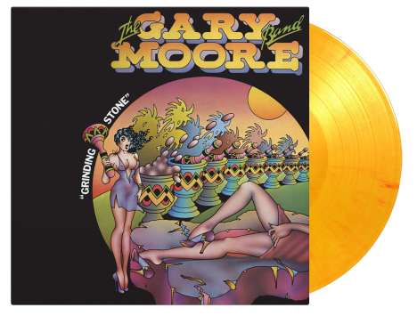 Gary Moore: Grinding Stone (50th Anniversary) (180g) (Limited Numbered Edition) (Flaming Vinyl), LP