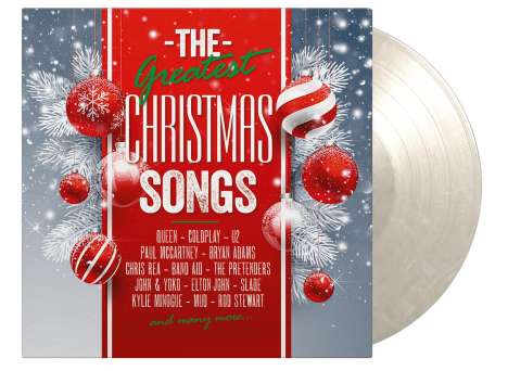 The Greatest Christmas Songs (180g) (Limited Numbered Edition) (Snowy White Vinyl), 2 LPs