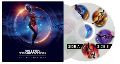 Within Temptation: The Aftermath EP (180g) (Limited Numbered Edition) (Seite A: Crystal Clear Vinyl / Seite B: Photo Print), Single 12"