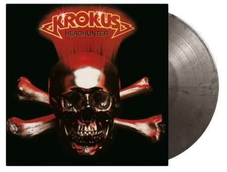 Krokus: Headhunter (40th Anniversary) (180g) (Limited Numbered Edition) (Silver &amp; Black Marbled Vinyl), LP