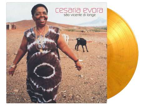 Césaria Évora (1941-2011): Sao Vicente Di Longe (180g) (Limited Numbered Edition) (Orange + Black Marbled Vinyl), 2 LPs