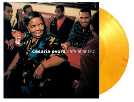 Césaria Évora (1941-2011): Cafe Atlantico (180g) (Limited Numbered Edition) (Flaming Vinyl), 2 LPs