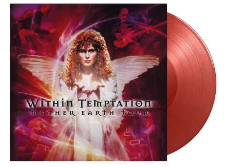 Within Temptation: Mother Earth Tour (180g) (Limited Numbered Edition) (Red &amp; Black Marbled Vinyl), 2 LPs