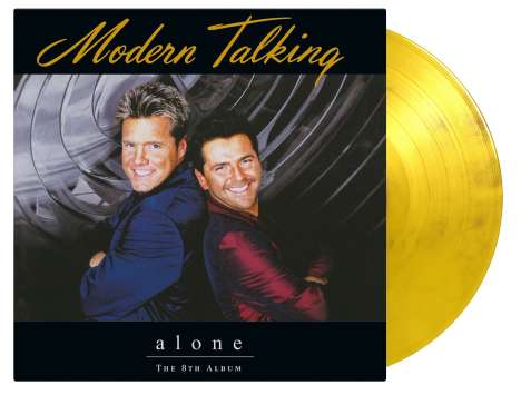 Modern Talking: Alone - The 8th Album (180g) (Limited Numbered Edition) (Yellow &amp; Black Marbled Vinyl), 2 LPs