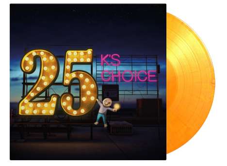 K's Choice: 25 (180g) (Limited Numbered Edition) (Yellow &amp; Orange Marbled Vinyl), 2 LPs