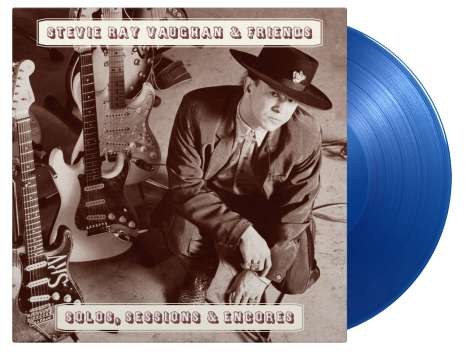 Stevie Ray Vaughan: Solos, Sessions &amp; Encores (180g) (Limited Numbered Edition) (Translucent Blue Vinyl), 2 LPs