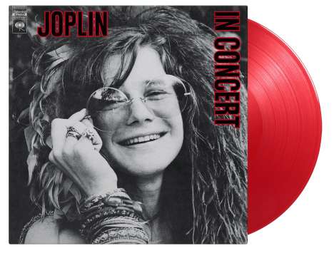 Janis Joplin: Joplin In Concert (180g) (Limited Numbered Edition) (Translucent Red Vinyl), 2 LPs