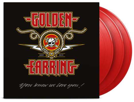 Golden Earring (The Golden Earrings): You Know We Love You! (180g) (Limited Numbered Edition) (Red Vinyl), 3 LPs