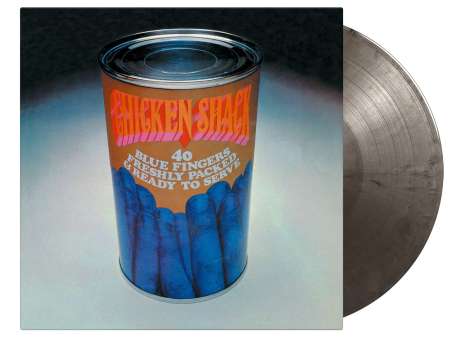 Chicken Shack (Stan Webb): 40 Blue Fingers, Freshly Packed And Ready To Serve (180g) (Limited Numbered Edition) (Silver &amp; Black Marbled Vinyl), LP