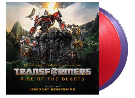 Filmmusik: Transformers: Rise Of The Beasts (180g) (Limited Numbered Expanded Edition) (Autobots Red vs. Deceptions Purple Vinyl), 2 LPs