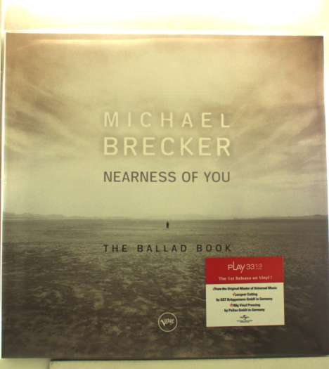 Michael Brecker (1949-2007): Nearness Of You - The Ballad Book (180g) (Limited Edition), 2 LPs