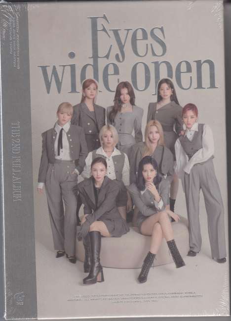 Twice (South Korea): Eyes Wide Open (Cover nach Zufallsprinzip), 1 CD und 1 Buch