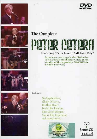 Peter Cetera: Complete Peter Cetera (DVD + CD), DVD
