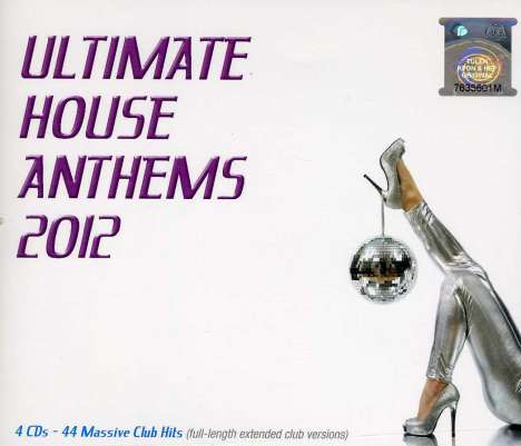Ultimate House Anthems 2012, 4 CDs