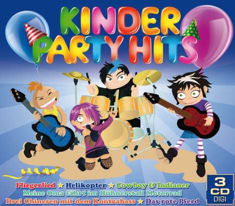 Kinder Party Hits, 3 CDs