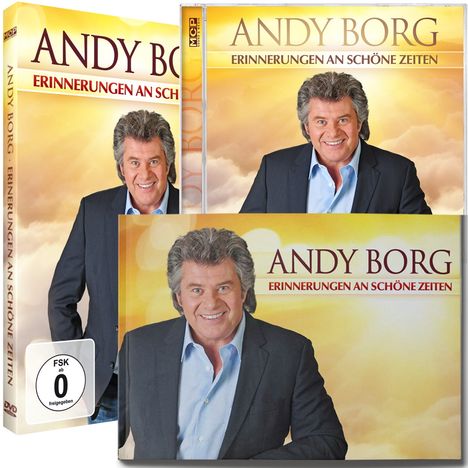 Andy Borg: Erinnerungen an schöne Zeiten (Sammeledition), 1 CD, 1 DVD und 1 Buch