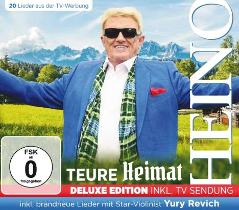 Heino: Teure Heimat-Deluxe Edition inkl.TV Sendung CD, 1 CD und 1 DVD