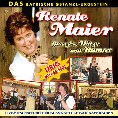 Renate Maier: Gstanzl'n, Witze und Humor, CD