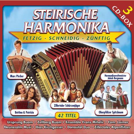 Steirische Harmonika, 3 CDs