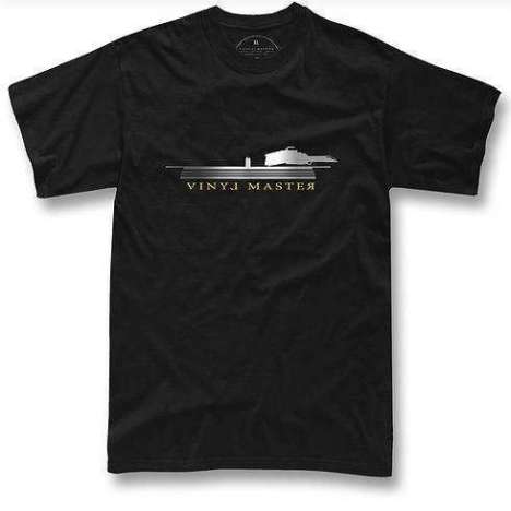 Vinyl Master Clothing: The Turntable (Black/ Size M), T-Shirt